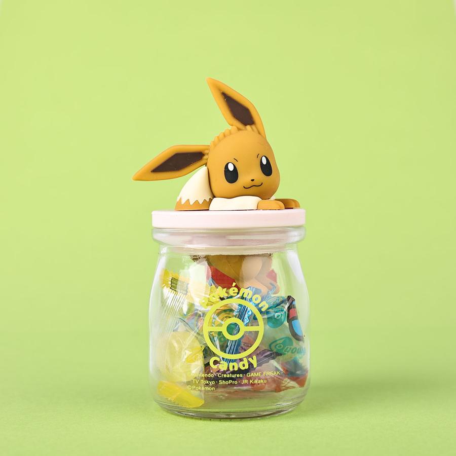 Pokemon Candy Bottle - Eevee Furimuki Ver - Japanese Candy Snack Jar