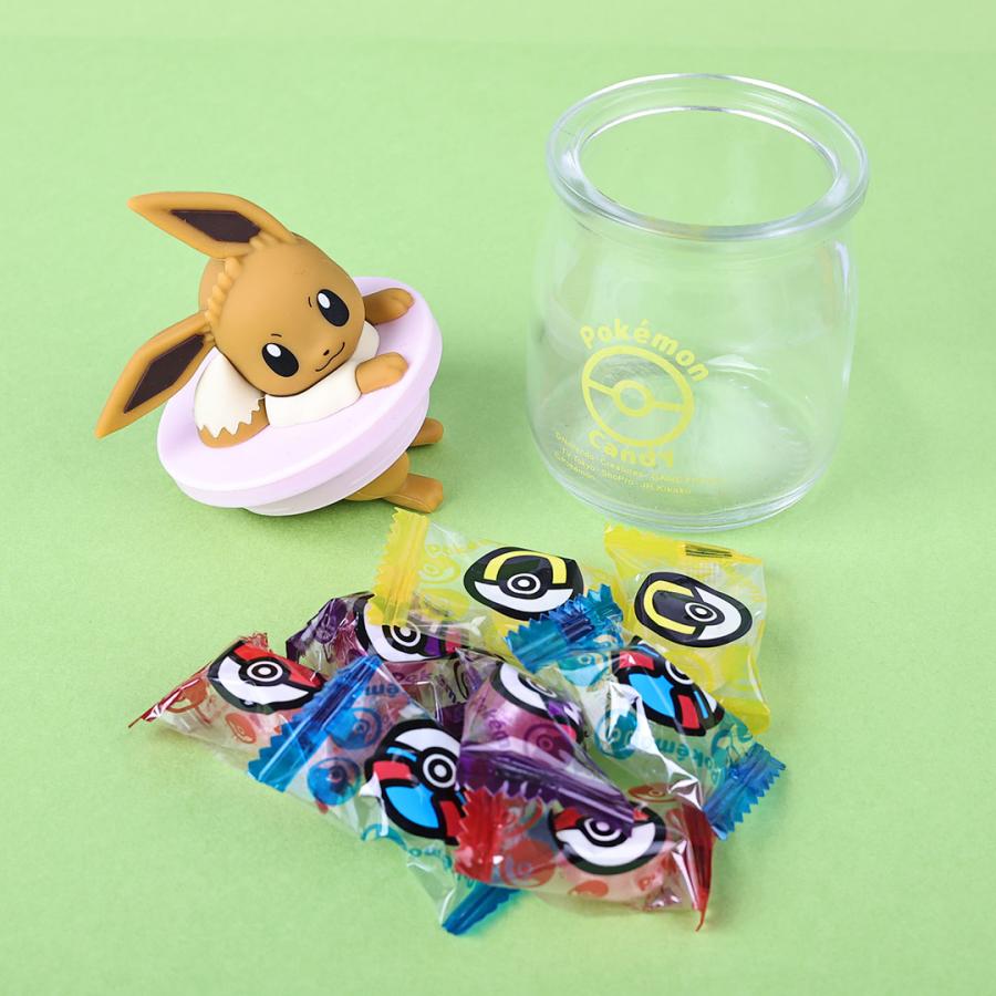 Pokemon Candy Bottle - Eevee Furimuki Ver - Japanese Candy Snack Jar