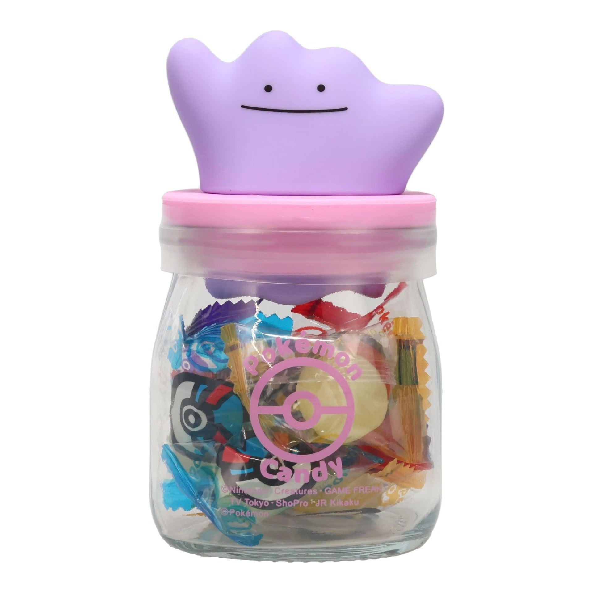 Pokemon Candy Bottle - Ditto - Japanese Candy Snack Jar