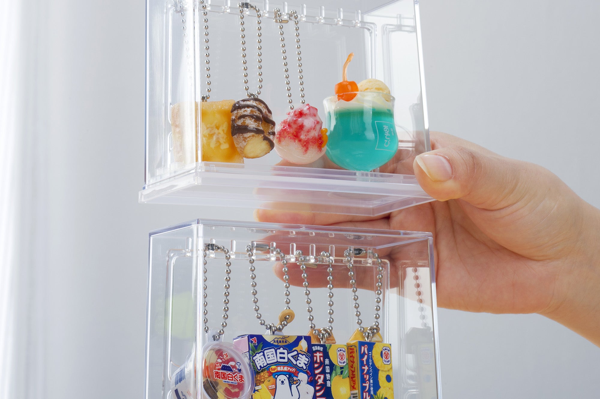 Inomata Gacha Keychain Capsule Toy Display Case