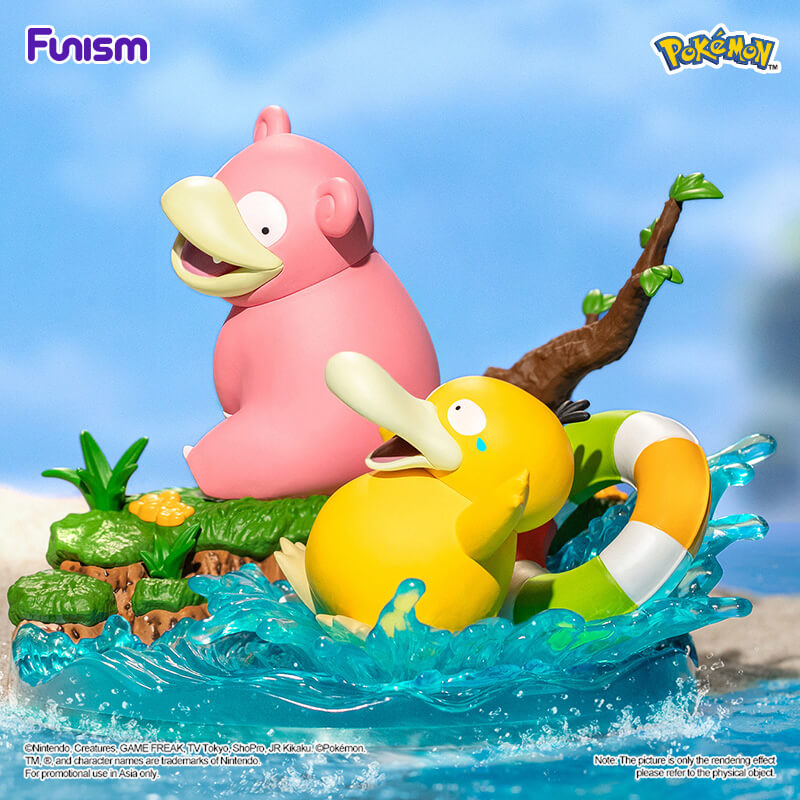 Pokemon Prime Funism Statue Figure - Psyduck and Slowpoke