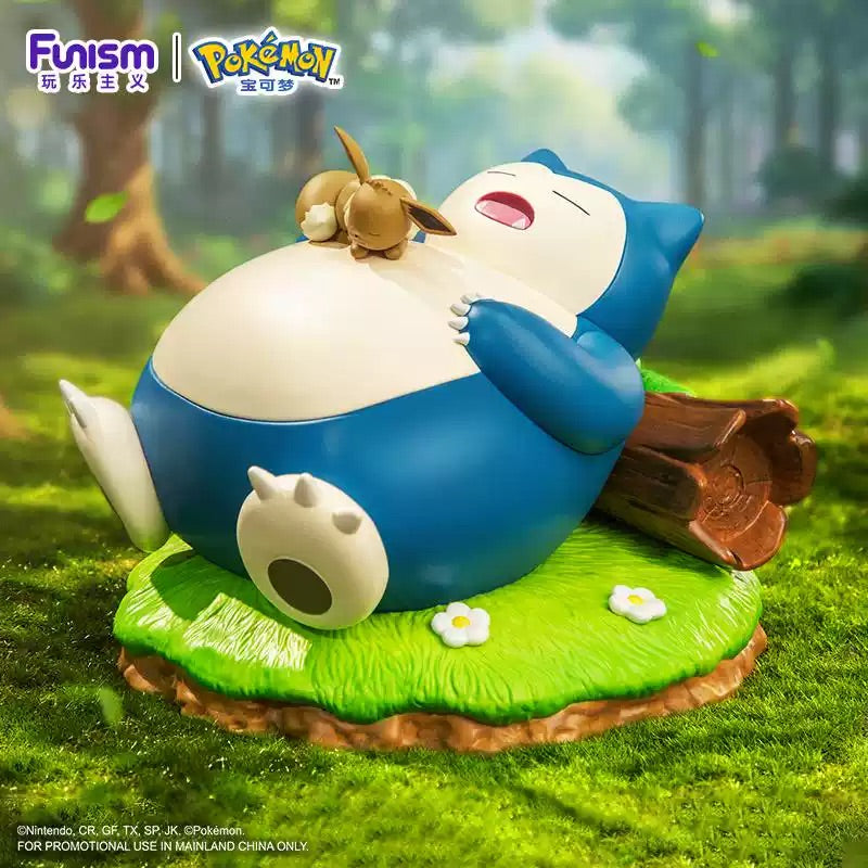 Pokemon Prime Funism Statue Figure - Snorlax & Eevee