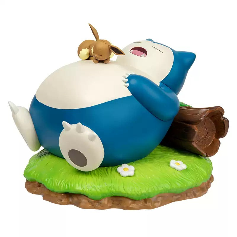 Pokemon Prime Funism Statue Figure - Snorlax & Eevee