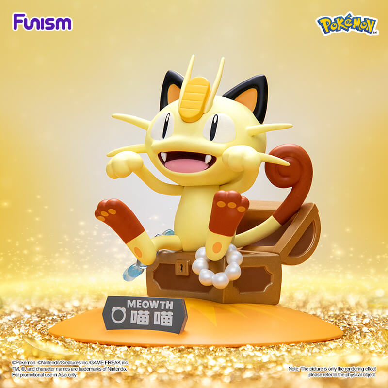 Pokemon Prime Twinkmont Funism Figure - Meowth