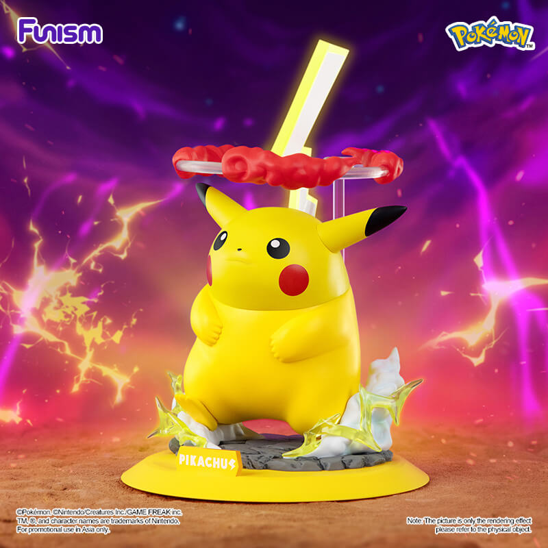 Pokemon Prime Twinkmont Funism Statue Figure - Gigantamax Pikachu