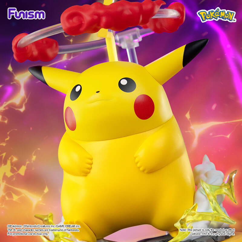 Pokemon Prime Twinkmont Funism Statue Figure - Gigantamax Pikachu