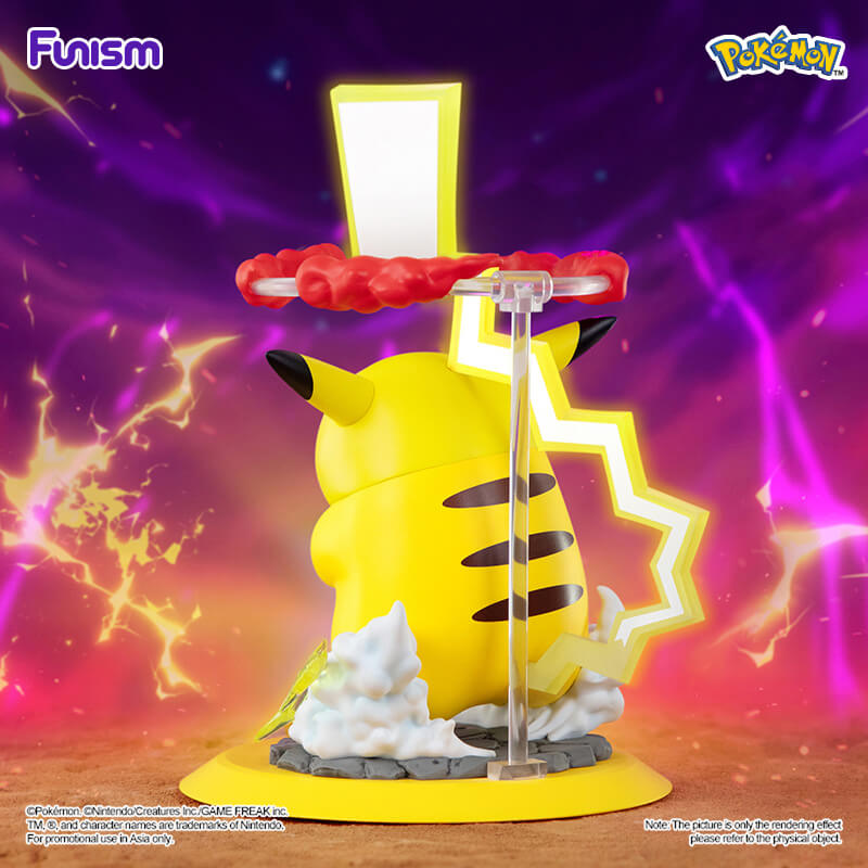 Pokemon Prime Twinkmont Funism Statue Figure - Gigantamax Pikachu