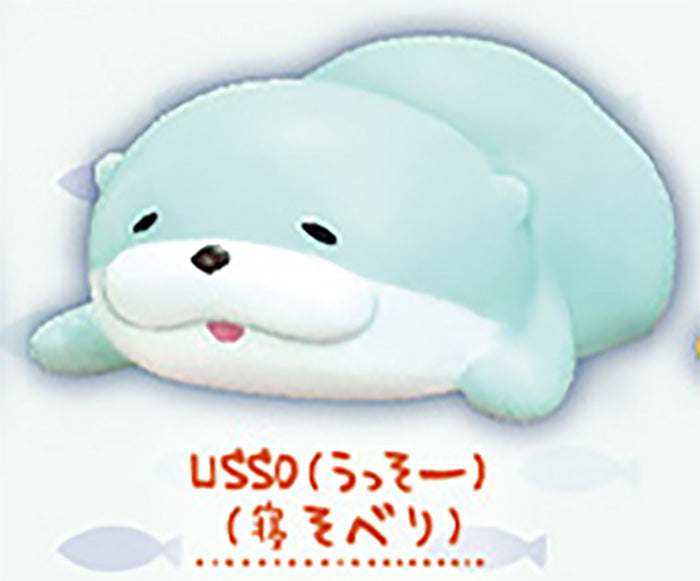 Otter Usoyan Sofubi Soft Vinyl Figure Gacha Gashapon Complete Set