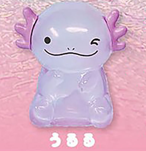 Wooper's Rurunpa Axolotl Clear Soft Sofubi Vinyl Figure Gacha Gashapon Complete Set