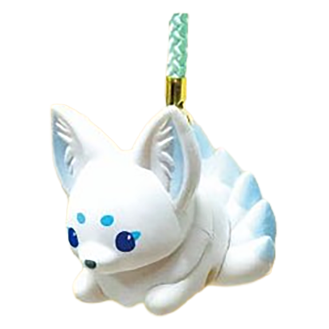 Chokon Nine-Tailed Fox Kyuubi Amulet Bell Charm Gashapon Complete Set Gacha