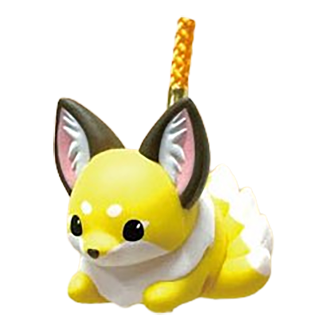 Chokon Nine-Tailed Fox Kyuubi Amulet Bell Charm Gashapon Complete Set Gacha