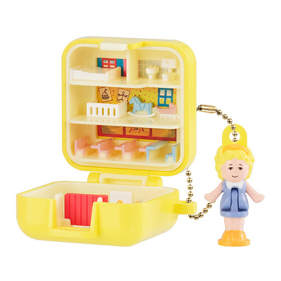 Polly Pocket Miniature Charm Keychain Gacha Gashapon Complete Set