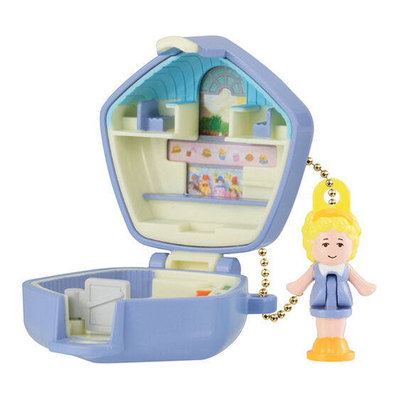 Polly Pocket Miniature Charm Keychain Gacha Gashapon Complete Set