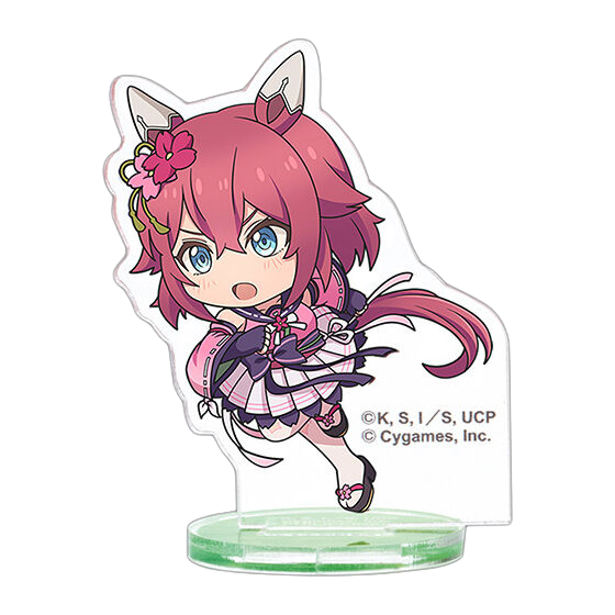 Umamusume Pretty Derby Cinderella Gray Full Speed Acrylic Stand Figure Gashapon Capsule Toy Complete Set