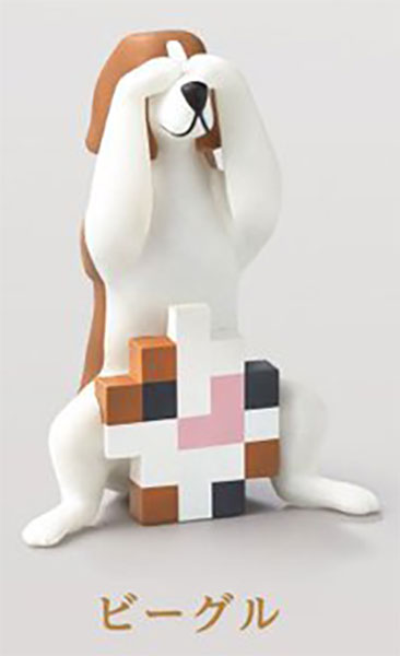 Moza Inu Mozaic Dog Blur Mini Figure Gacha Gashapon Complete Set