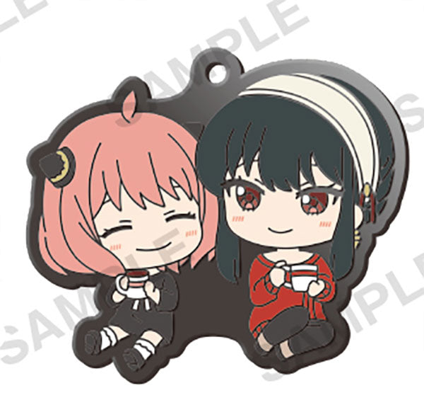 SPY x FAMILY Capsule Rubber Keychain Duo Collection Gacha Gashapon Complete Set