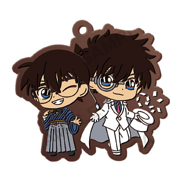Detective Conan Capsule Rubber Strap Japanese & Western Style Ver. Gacha Gashapon Complete Set