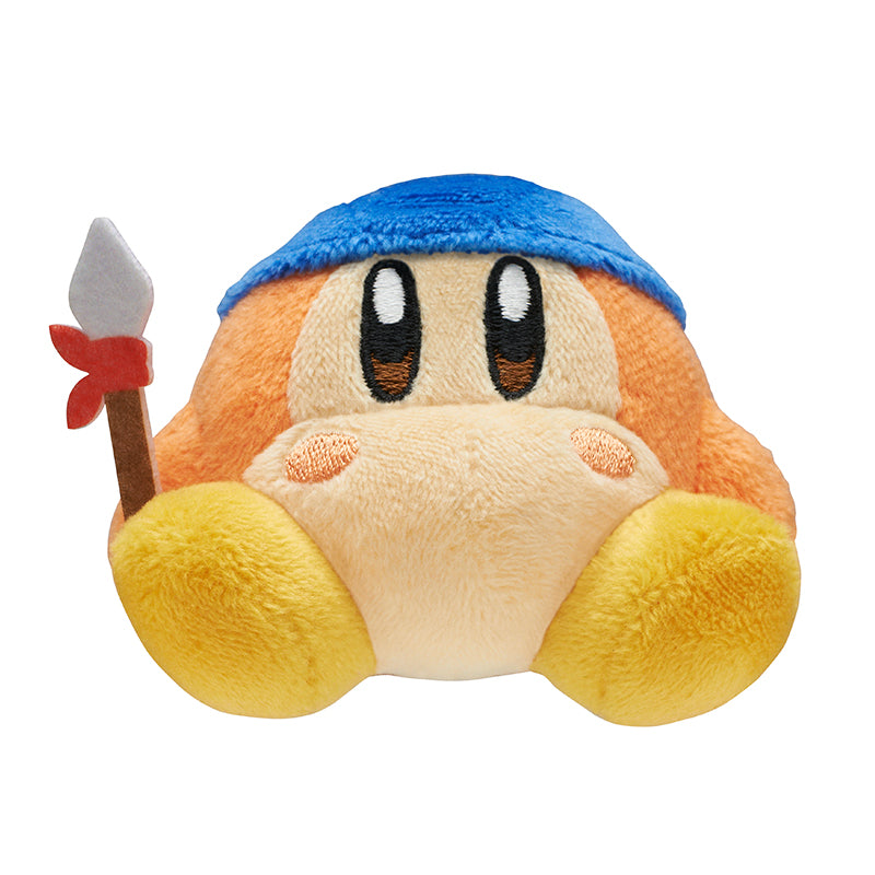 Kirby Sitting Plush Keychain Mascot 2 Gacha Gashapon Complete Set