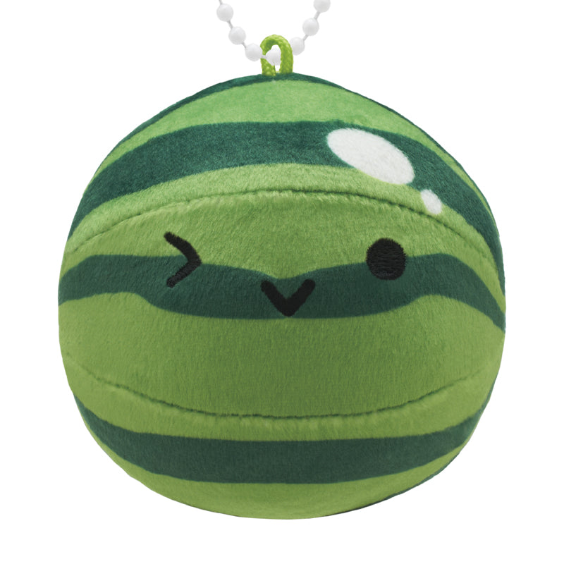 Suika Watermelon Game Ballchain Mascot Plush Keychain Gacha Gashapon Complete Set