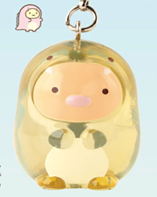 Sumikko Gurashi Sumikkosaurus Clear Mascot Charm Keychain Gacha Gashapon Complete Set