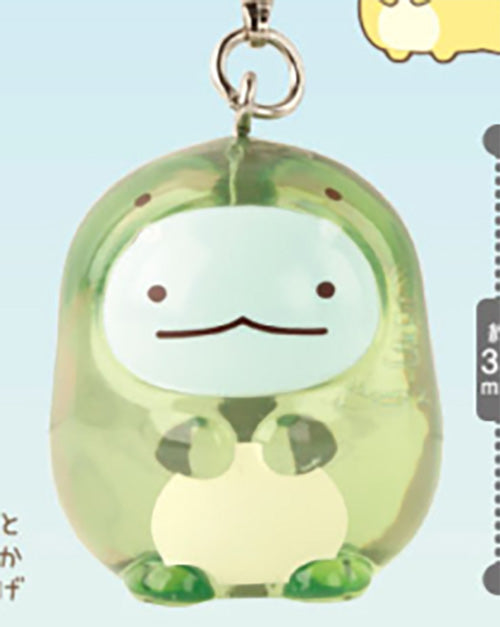Sumikko Gurashi Sumikkosaurus Clear Mascot Charm Keychain Gacha Gashapon Complete Set