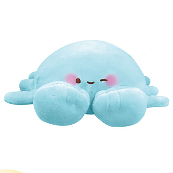 Shy Karappa-chan Crab Plush Toy Keychain Gacha Gashapon Complete Set