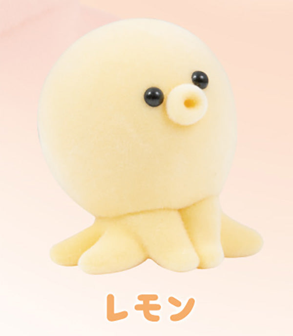 Octopachu Octopus Mascot Flocked Fuzzy Figure Gacha Gashapon Complete Set