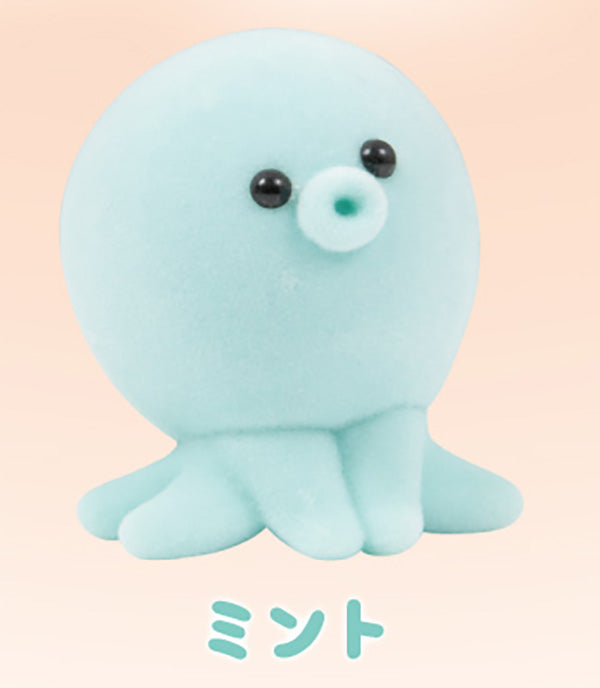 Octopachu Octopus Mascot Flocked Fuzzy Figure Gacha Gashapon Complete Set