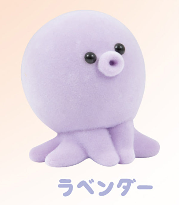 Octopachu Octopus Mascot Flocked Fuzzy Figure Gacha Gashapon Complete Set
