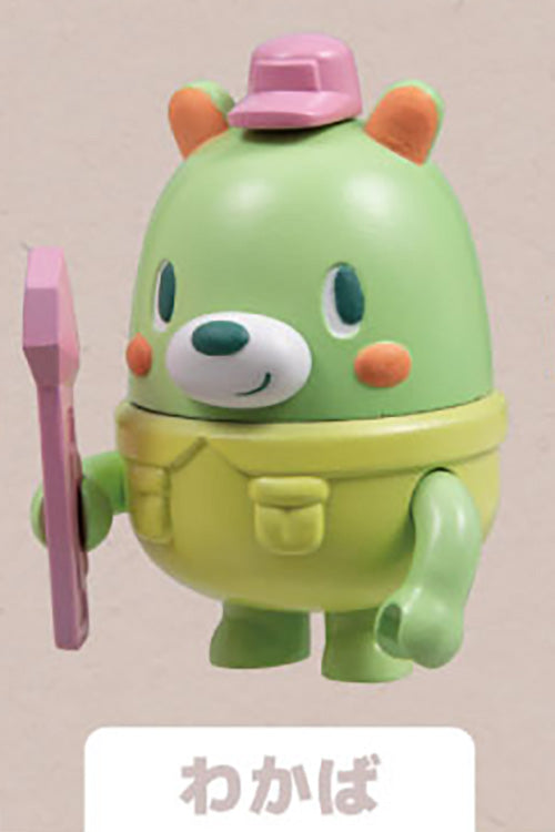 Working Bear Mascot Mini Figure Gacha Gashapon Complete Set