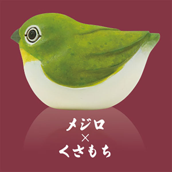 Wagashitori Mascot Figure Japanese Sweets Birds Gacha Gashapon Complete Set