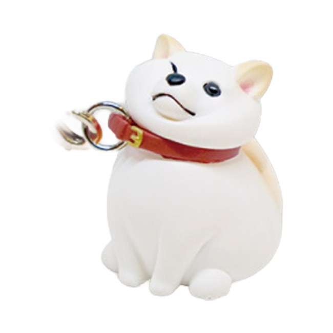 Refusal Dog Strap Shiba Inu Walking on Leash Keychain Gashapon Capsule Toy Complete Set