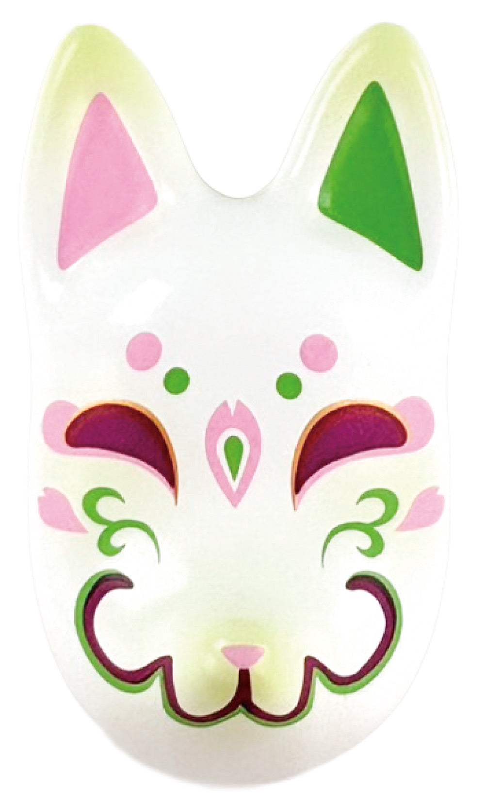 Daikyoya Collection Part.11 Hananari Kitsune Fox Mask Netsuke Strap Gacha Gashapon Complete Set