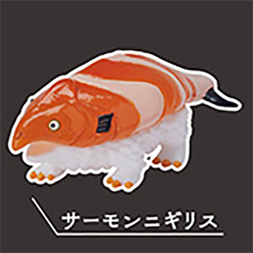 Animal Attraction Sushi Nigirisu by Artist Kumakoro Vol.1 Figure Gacha Gashapon Complete Set
