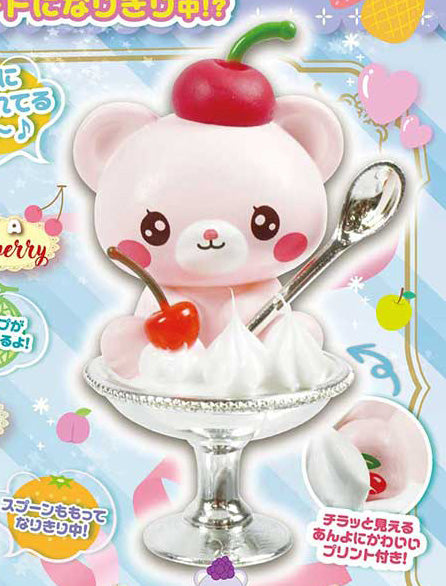SWEETY! Fruit Bear Dessert Mascot Mini Figure Gashapon Complete Set Gacha