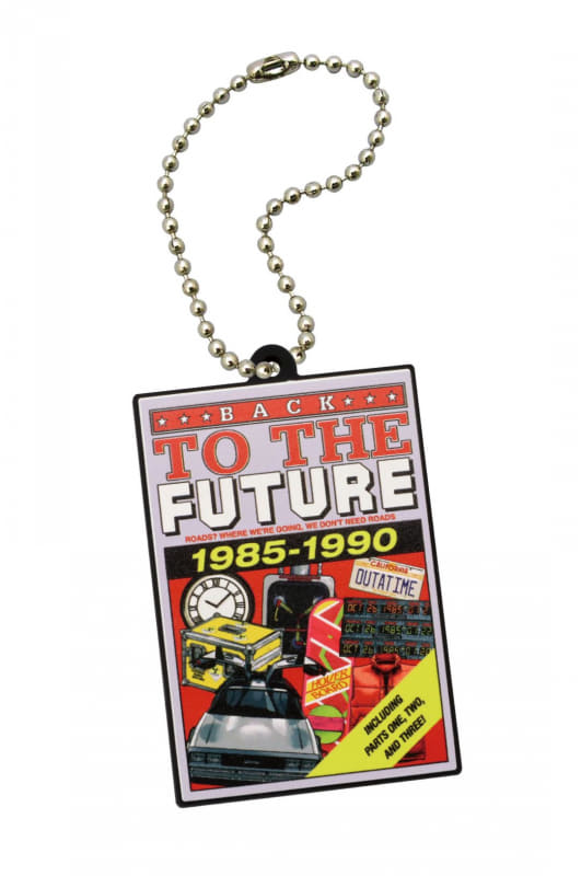 Back to the Future Rubber Mascot 2 Keychain Gacha Gashapon Complete Set