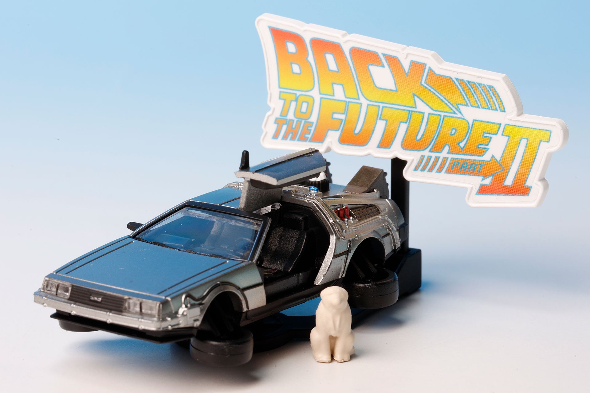 Hobby Gacha EX Back to the Future DeLorean 1/64 Scale Mini Figure Gacha Gashapon Complete Set