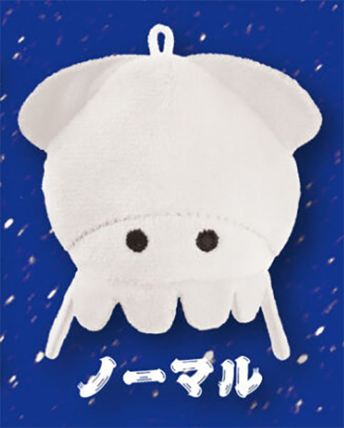 Squid That Evolves Into a Grilled Squid Reversible Plush Mascot Gacha Gashapon Complete Set