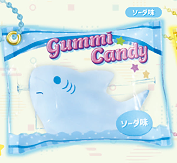 Leonardo Shark Collection Gummy Candy Mascot Keychain Gacha Gashapon Complete Set