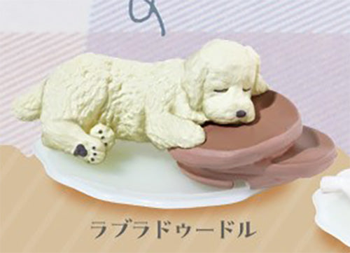 Oyasumix 2 Sleeping Pancake Dog Cord Keeper Figure Gacha Gashapon Complete Set
