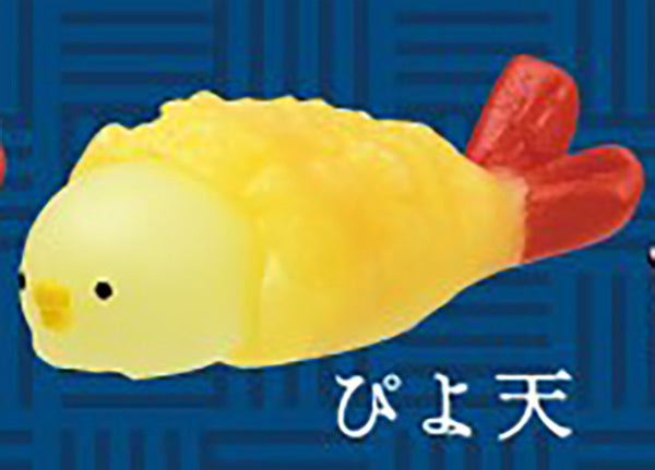 Animal Ebiten Shrimp Tempura Takeout Box Mochi Stretch Figure Gacha Gashapon Complete Set