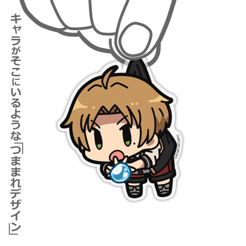 Mushoku Tensei Jobless Reincarnation - Rudeus - Tsumamare Pinched Acrylic Strap Keychain
