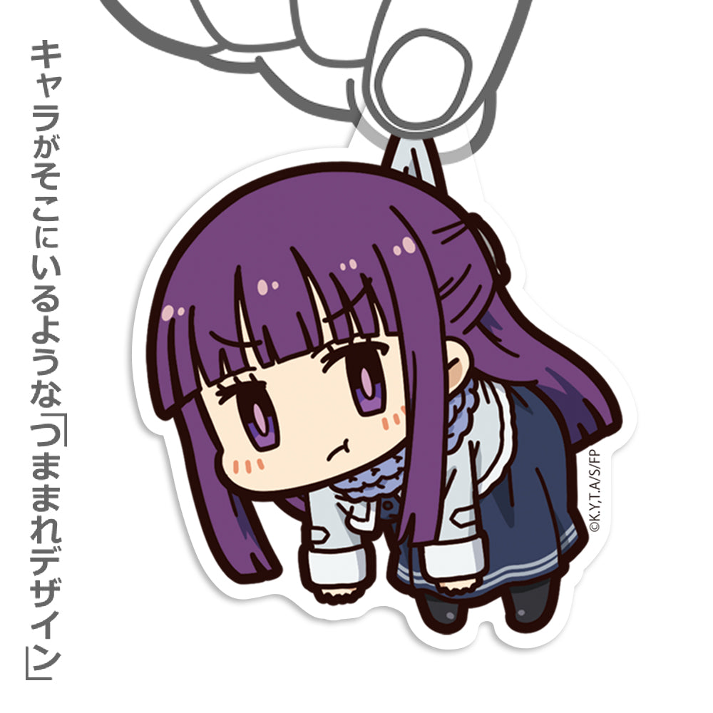 Frieren: Beyond Journey's End - Fern Winter Uniform Ver. - Tsumamare Pinched Acrylic Strap Keychain