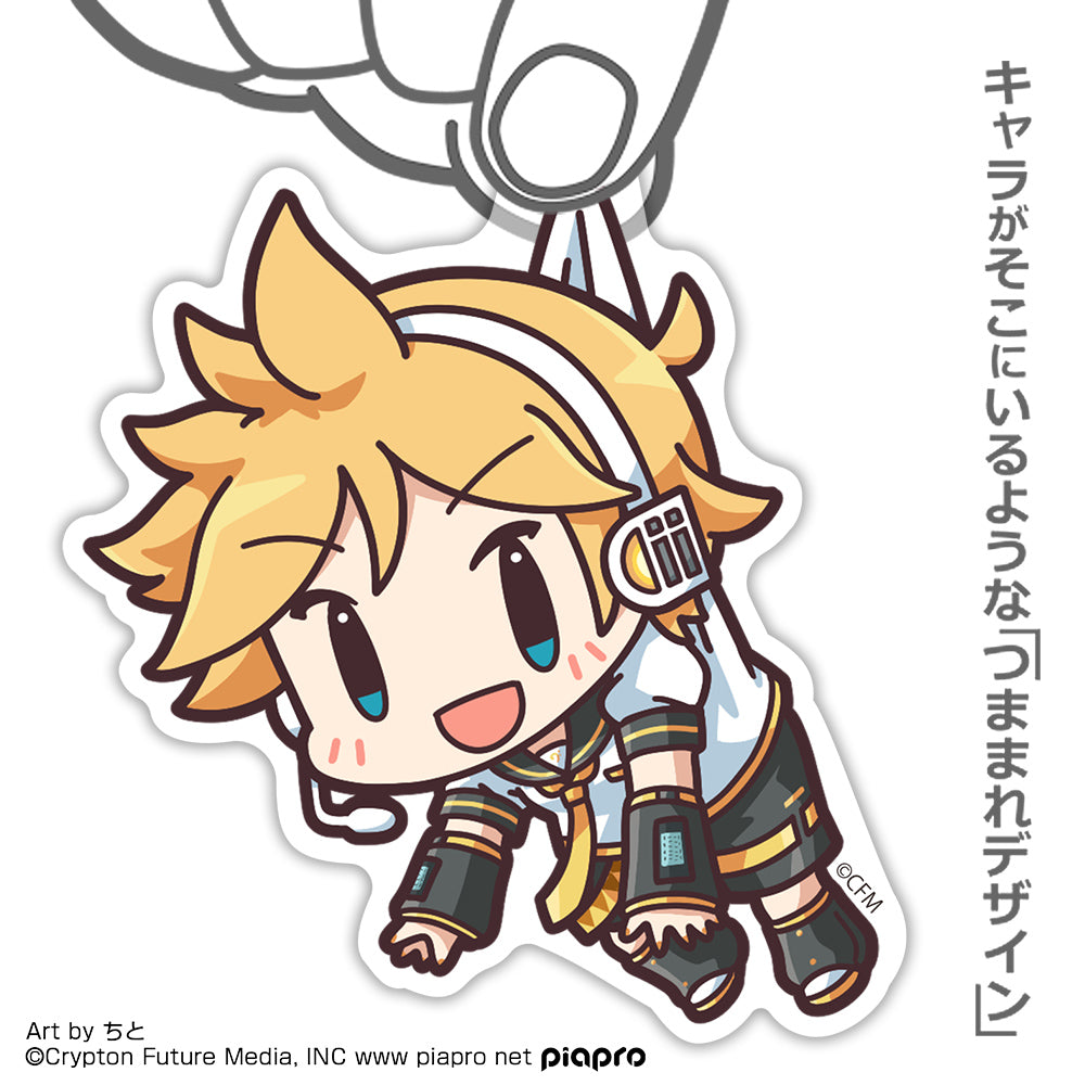 Vocaloid - Kagamine Len - Tsumamare Pinched Acrylic Strap Keychain