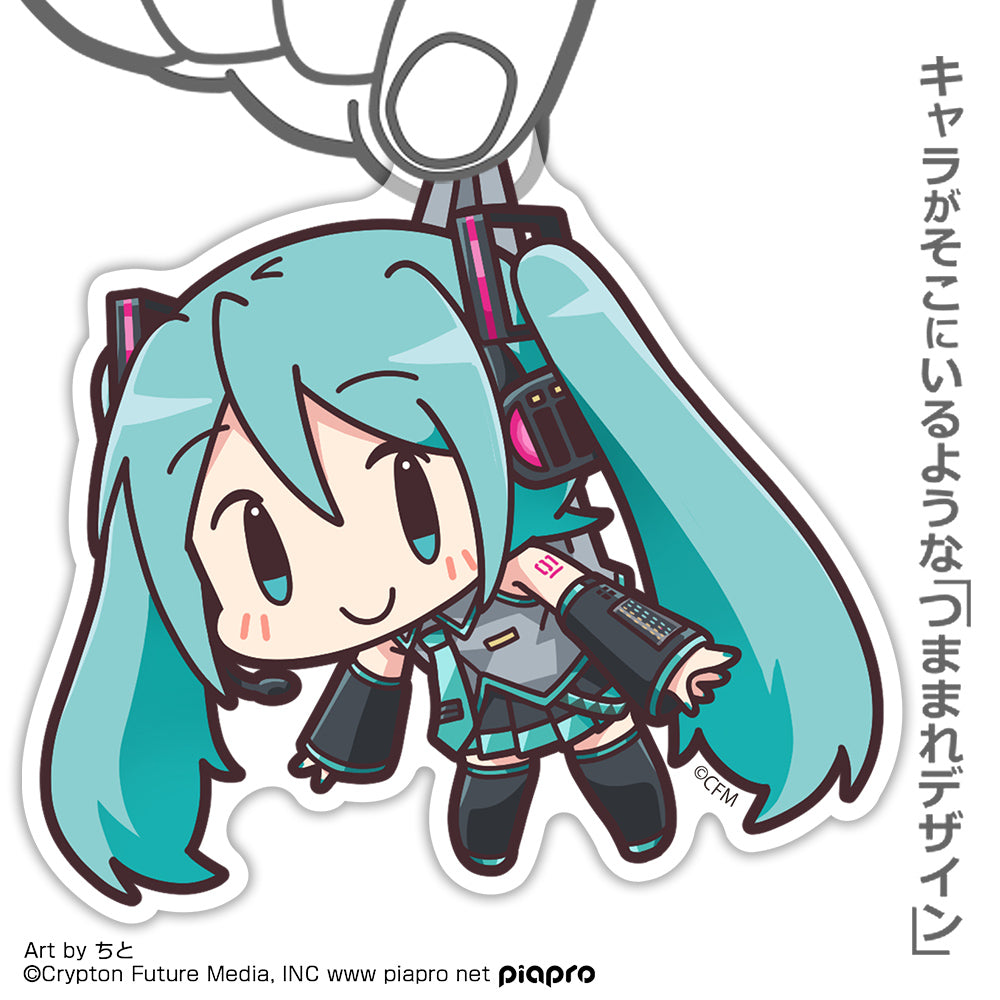 Vocaloid - Hatsune Miku - Tsumamare Pinched Acrylic Strap Keychain