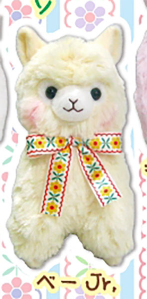 Alpacasso Flower Ribbon Alpaca Plush - AMUSE