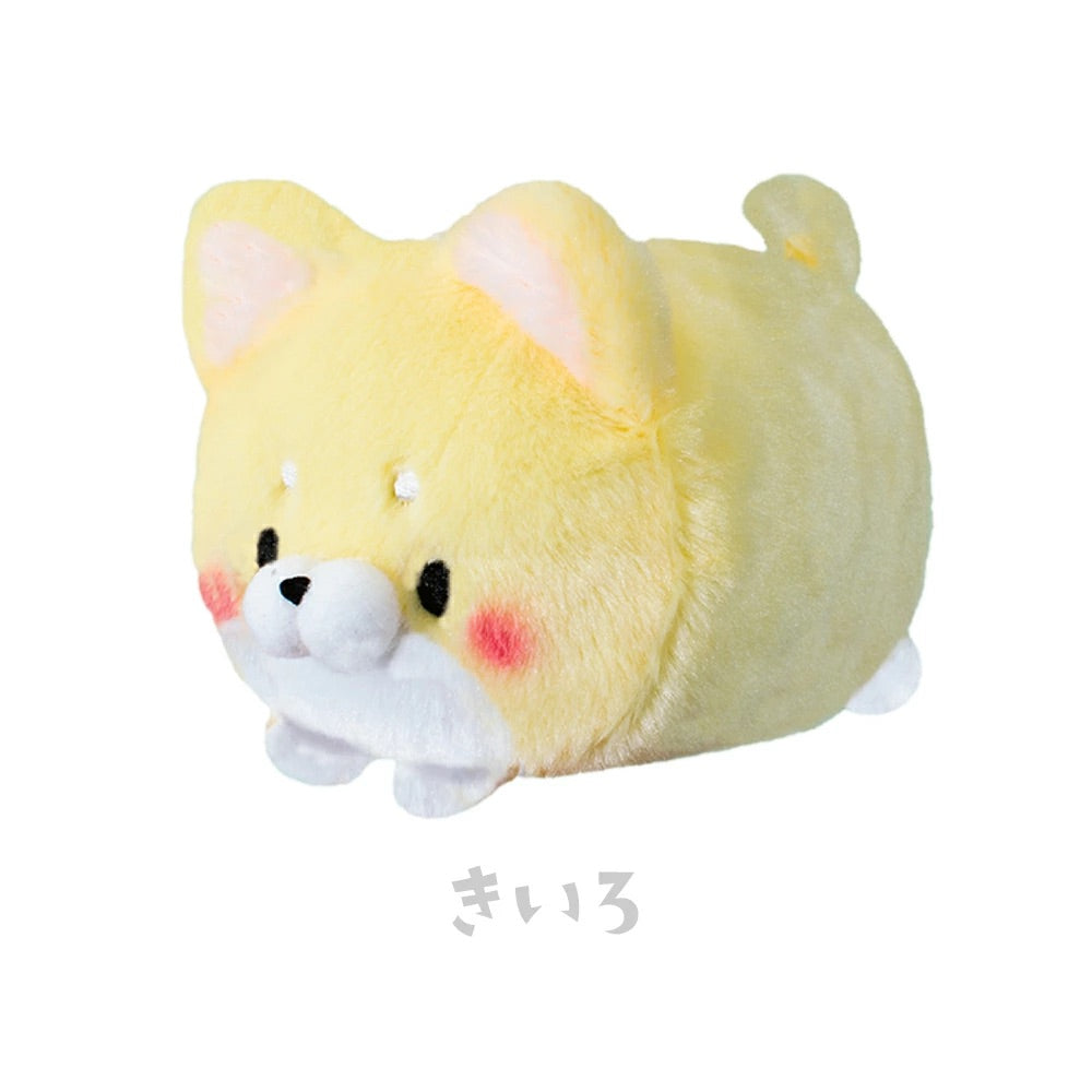 Korokoro Shiba-wan Pastel Kawaii Shiba Inu Mochi Plush Yellow
