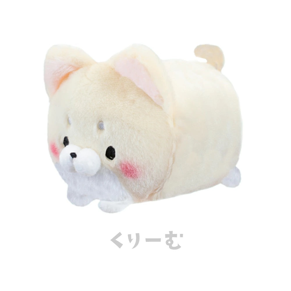 Korokoro Shiba-wan Pastel Kawaii Shiba Inu Mochi Plush Cream