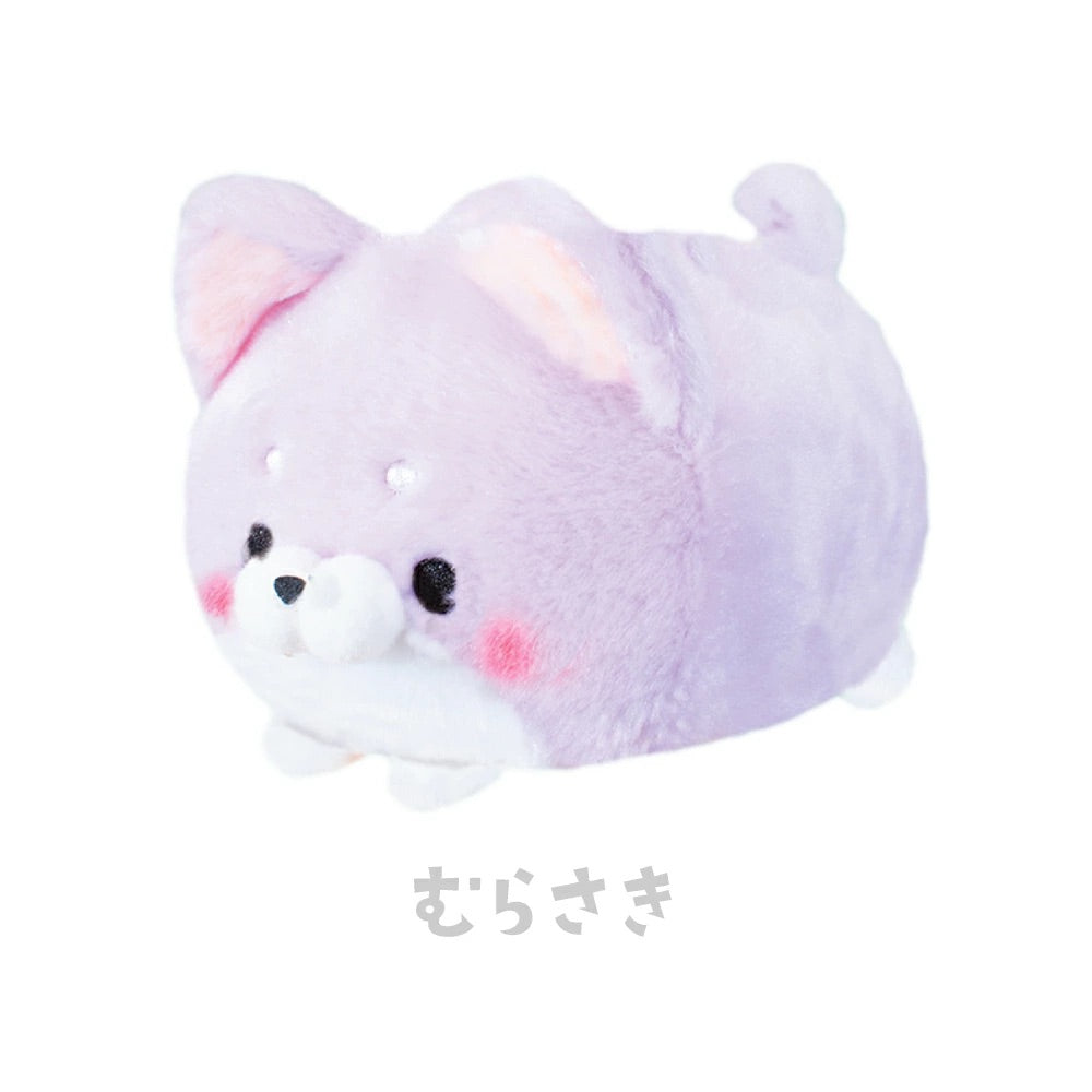Korokoro Shiba-wan Pastel Kawaii Shiba Inu Mochi Plush Purple