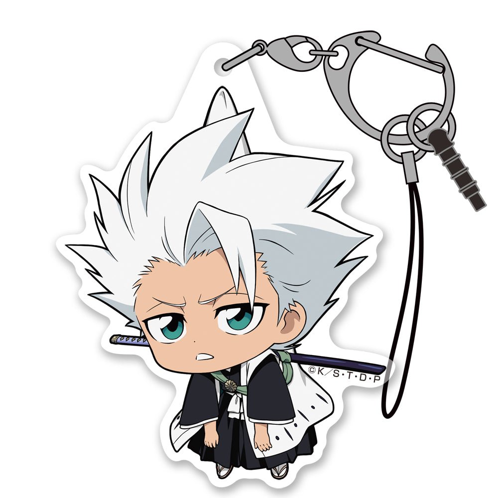 BLEACH - Hitsugaya Toshiro - Tsumamare Pinched Acrylic Strap Keychain - KEY-COS-0012